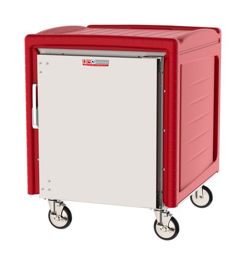 Metro C545N-SL C5 4 Series Half-Size Insulated Non-Powered Transport Cabinet with Solid Door and Lip Load Slides