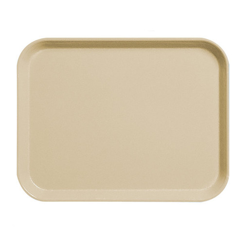 Cambro 1418CL161 14" Rectangle Fiberglass Camlite Tray - 12/Case