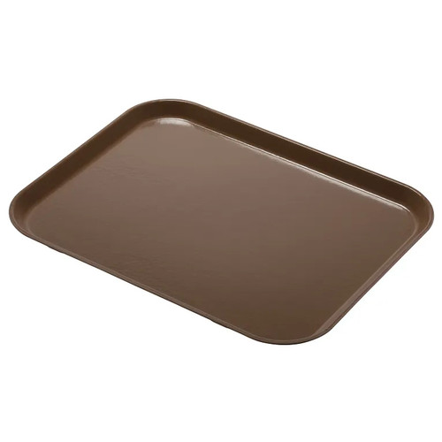 Cambro 1418CL161 14" Rectangle Fiberglass Camlite Tray - 12/Case