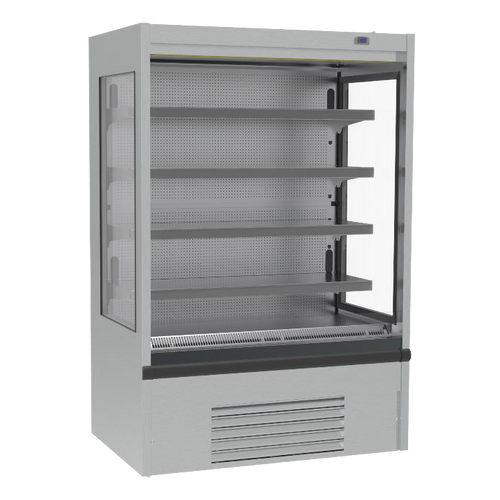 Infrico USA IAG-ML12PCM1 52.34" W Black Horizontal Case Air Curtain Refrigerated Open Merchandiser - 220 Volts