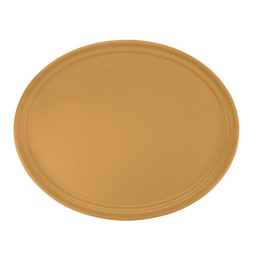 Cambro 2500514 19.25" Gold Oval Serving Camtray - 6/Case