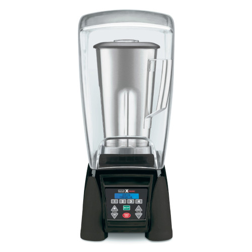 Waring MX1500XTS Xtreme 3.5 HP Commercial Blender with Programmable Keypad and 64 Oz. Stainless Steel Container with Sound Enclosure - 120 Volts
