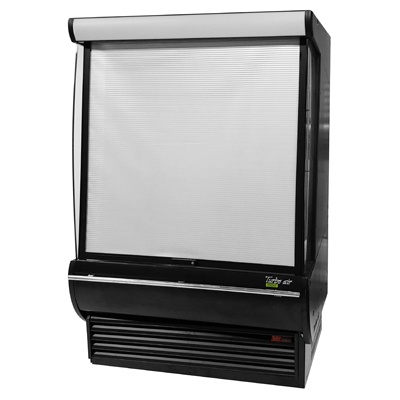 Turbo Air SC-36-DXB 32.75" W x 1.75" D x 51.75" H Black Fabric Locking Security Cover