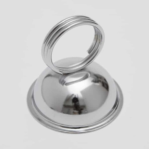 American Metalcraft MH243 2.5" H Nickel-Plated Menu Clip