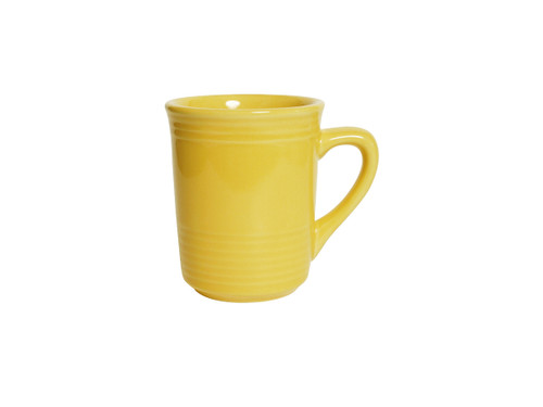 Tuxton CSM-085 3" 8 Oz. Ceramic Saffron Gala Mug (2 Dozen Per Case)