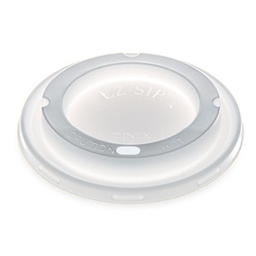 Dinex DX30008775 Turnbury EZ-Sip Mug Lid 3.5" (1000/cs) - White