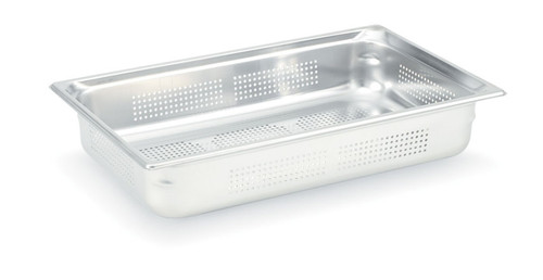 Vollrath 90043 Super Pan 3 1/1 GN Food Pan Perforated