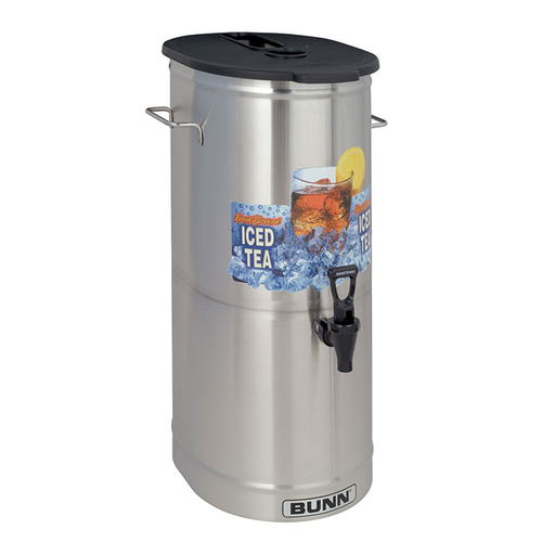 Bunn 34100.0003 5 Gallon Stainless Steel Iced Tea/Coffee Dispenser