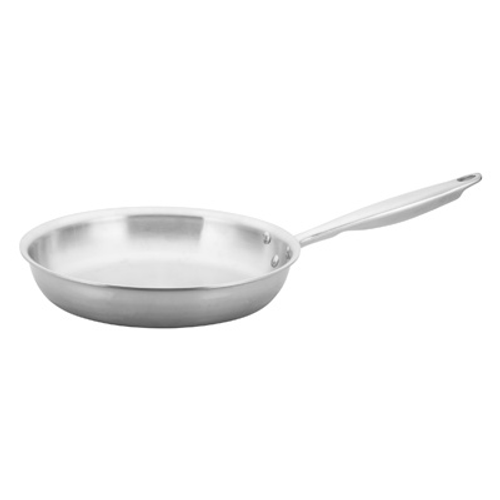 Winco TGFP-10 10" Stainless Steel and Aluminum Tri-Gen Induction-Ready Fry Pan