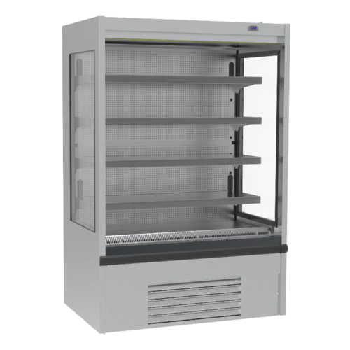 Infrico USA IAG-ML09PCM1 40" W Black Horizontal Case Air Curtain Refrigerated Open Merchandiser - 220 Volts