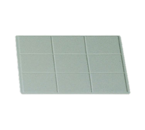 Bon Chef 960015067WHTM 13" Matte White Aluminum Tile Tray