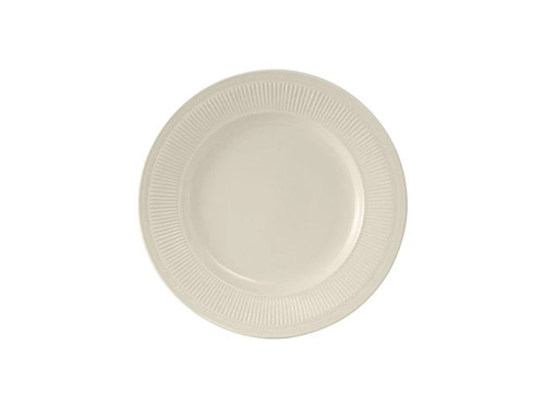 Tuxton HEA-064 6-1/2" Ceramic American White/Eggshell Round Plate (3 Dozen Per Case)