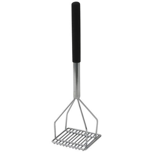 Winco PTMP-18S 4-1/2" x 17-3/4"L Square Potato Masher