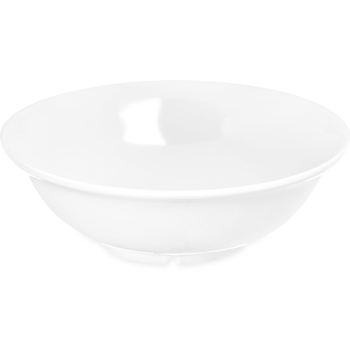Carlisle 4373902 57 Oz. Plastic White Serving Bowl