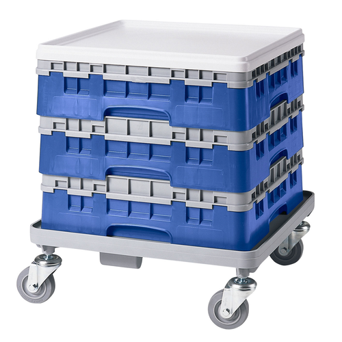 Cambro BR414168 Camrack Base Rack With Soft Gray Extender Full Size 19-3/4" x 19-3/4" 4-7/8" - 5 Cases