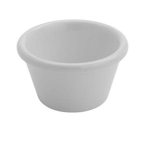 American Metalcraft MRS400W 3.25" 4 Oz. Plastic White Ramekin