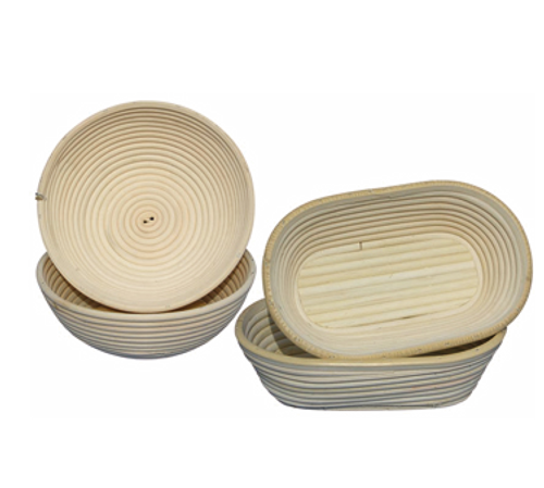 Matfer Bourgeat 118506 10.25" Round Banneton Proofing Basket