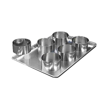 American Metalcraft SR6093 Cake Ring 9" Id x 3" Deep 20 Gauge Stainless Steel