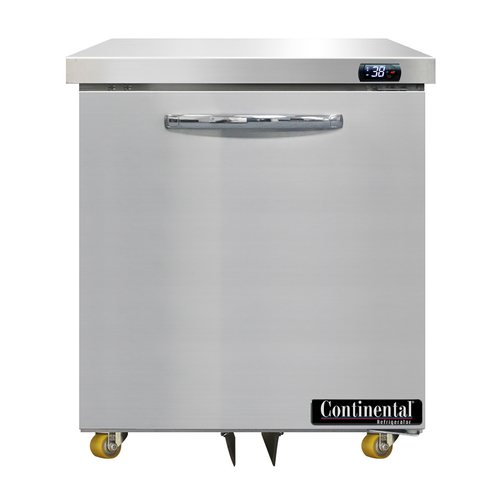 Continental Refrigerator D27N-U 27.5"W One-Section Reach-In Designer Line Undercounter Refrigerator