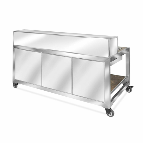 Eastern Tabletop H975BC3SSS Hub Buffet Brushed Aluminum Bar Kit