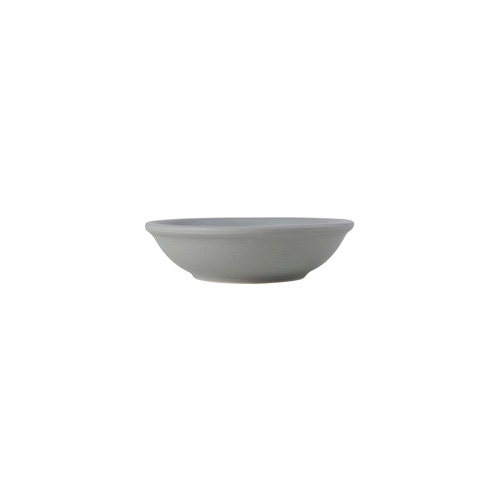 Tuxton VGD-045G 4-3/4" 5-1/2 Oz. Porcelain Matte Gray Round Fruit Dish (3 Dozen Per Case)