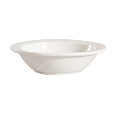 CAC China MAJ-10 13 Oz. White Bone China Round Majesty Grapefruit Dish (3 Dozen Per Case)