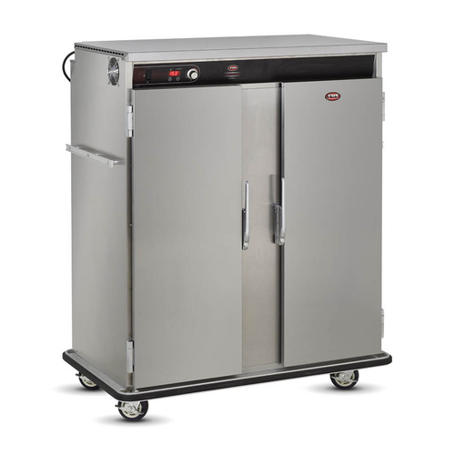 FWE BT-120-XL 120 Covered Plates BT-Series Banquet Cart Double Doors