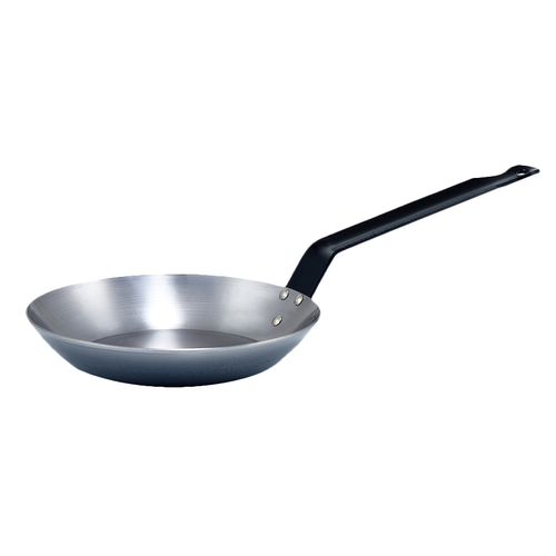 Winco CSFP-8 8.63" Carbon Steel French Style Fry Pan