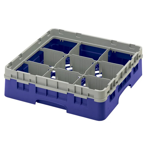 Cambro 9S318186 Camrack Glass Rack With Soft Gray Extender - 5 Cases