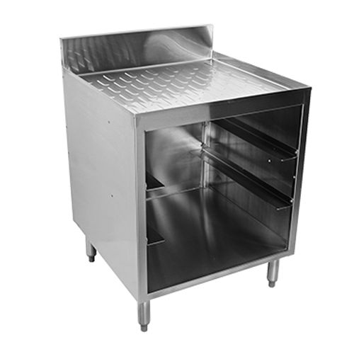 Glastender C-DBG3-24 Stainless Steel CHOICE Glass Rack Storage Unit - 24"W x 24"D