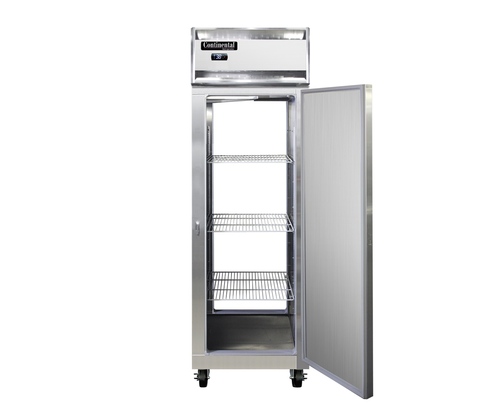Continental Refrigerator 1F-SS-PT 26" W One-Section Solid Door Pass-Thru Freezer - 115 Volts