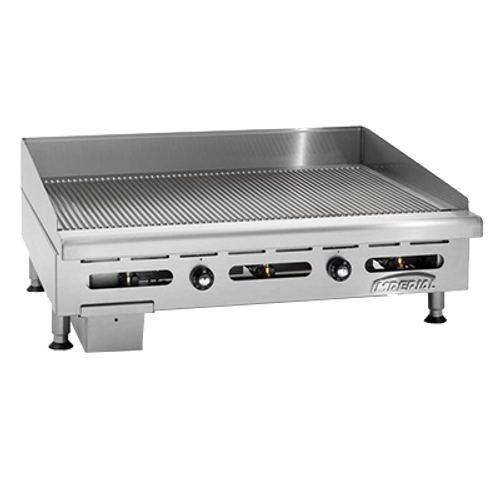 Imperial IGG-36-NG 36" Natural Gas Countertop Griddle - 90,000 BTU