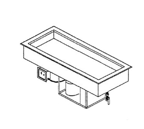 Piper Products 3-CMDI Drop-In Cold Food Unit