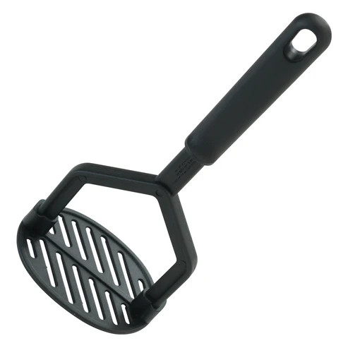 Winco NC-MS 10" Nylon Black Oval Masher
