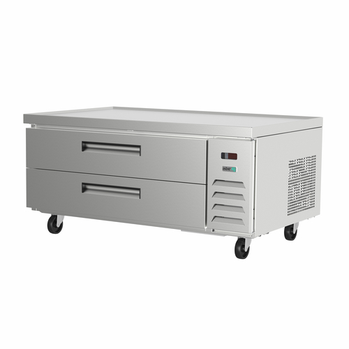 Asber ACBR-52 53" W Two Drawer Chef Base Refrigerated Equipment Stand
