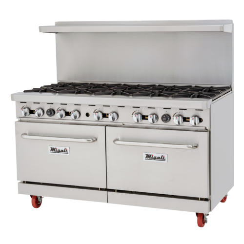 Migali C-RO10B-LP 60" Liquid Propane Competitor Series Range - 285,000 BTU
