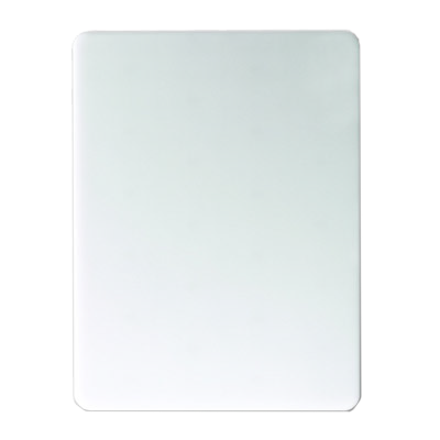 San Jamar CB6912WH 6" x 9" x 1/2" White Co-Polymer Bar Cutting Board