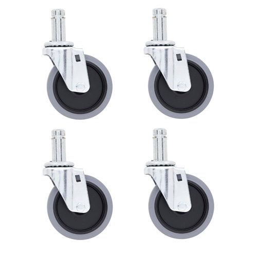 Metro Rpbc4M-4 Replacement Casters 4" For Mycart Series & Deep Ledge Utility Carts (Set of 4)