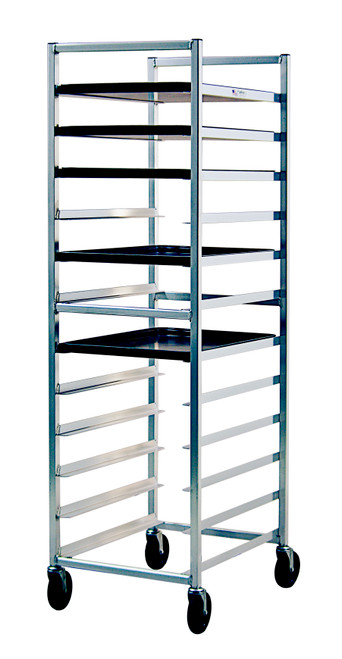 New Age 6333 20.38"W 12 Bun Pan Rack Welded Aluminum with 5" Centers