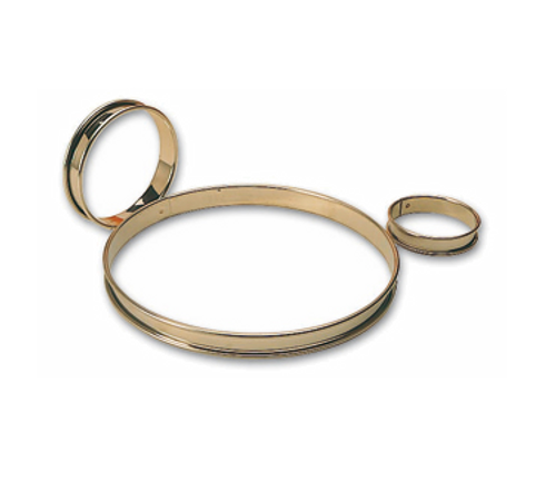 Matfer Bourgeat 371708 4" ID x 0.75"H Stainless Steel Round Tart Ring - 1 Pack