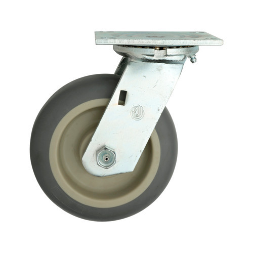 Metro C6Da Super Erecta Dolly Plate Caster Swivel 6" Dia. 2"W Face High-Modulus Donut 400 Lb. Capacity