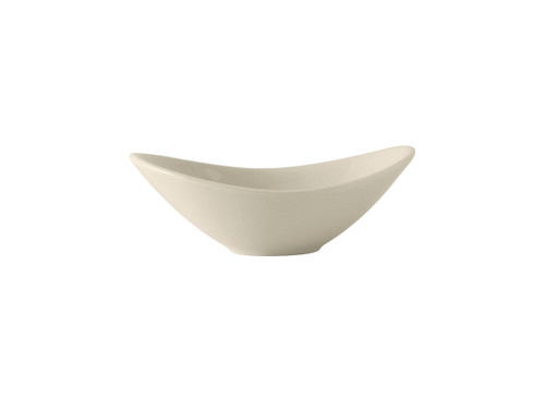 Tuxton BED-0707 10 oz. 7" x 5-1/2" x 2-1/2"H White Oval Bowl (1 Dozen)
