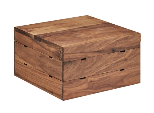 Cal-Mil 3628-7-78 12"W x 12"D x 7"H Square Mid-Century Crate Riser