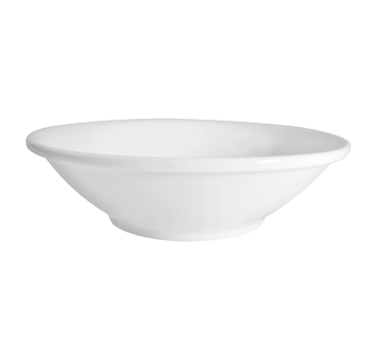CAC China MAJ-11 5 Oz. White Bone China Round Majesty Fruit Dish (3 Dozen Per Case)