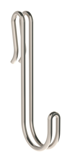 Metro Hk23S Super Erecta Snap-On Hook 3-7/16"H Stainless Steel Style A - Small Multi-Purpose
