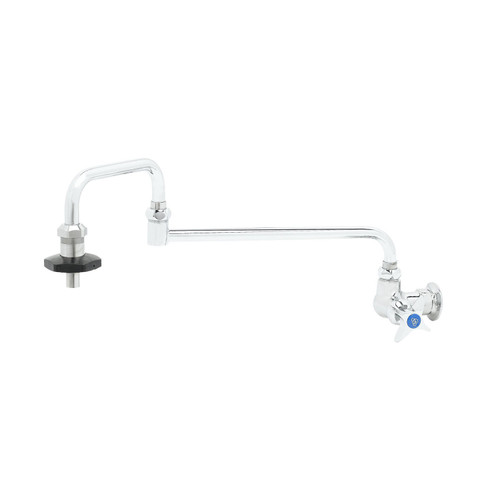 T&S Brass B-0592-CR Pot & Kettle Filler Faucet wall mount single control 18"