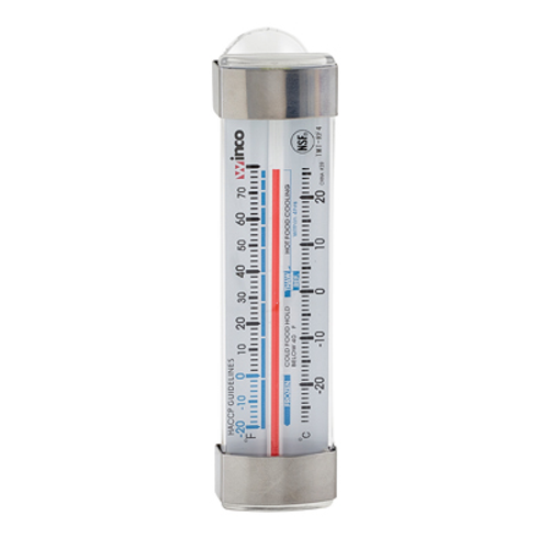 Winco TMT-RF4 3-1/2" x 1-1/8" Refrigerator/Freezer Thermometer
