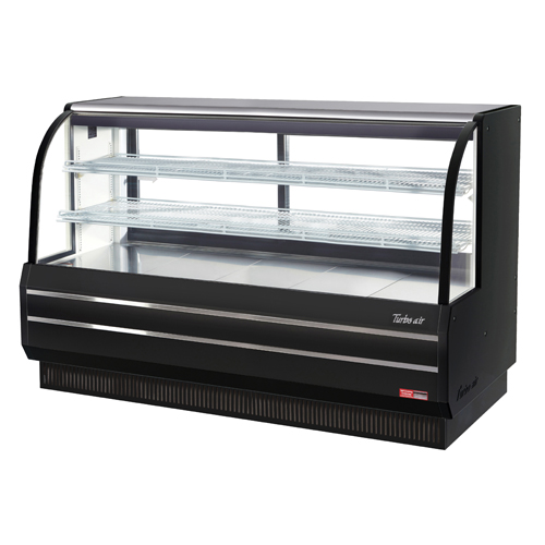 Turbo Air TCGB-72DR-W(B) 72.5" W Non-Refrigerated Bakery Case