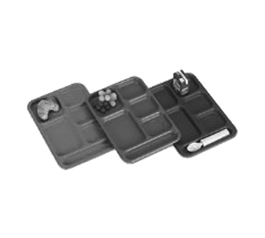 Cambro PS1014416 10"W Red Rectangle Penny-Saver School Tray - 24/Case