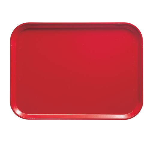 Cambro 915510 8.75" Red Rectangle Camtray - 12/Case